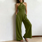 📢📢50 % RABATT !! ⏰Elegant jumpsuit med korsad halterneck