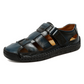 👞 50% RABATT NU! 🏖️ Herrarnas Stängda Tå-Sandaler – Ventilerande Hålformad Design & Dämpad Komfort 👟