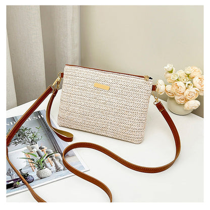 👜 50% RABATT NU! 🌾 Vävd stråväska – Justerbar rem & finvävt mönster – Elegant, mångsidig & sommarredo – perfekt för strand, shopping eller picknick 🏖️
