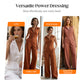 ✨🔥Ärmlös jumpsuit med knappar framtill och vida ben för dam