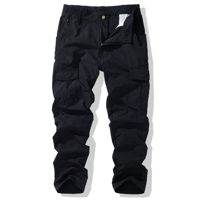 👖 50% RABATT NU! ⛰️ Menns Taktiske Cargobukser – Multi-Lommer, Ripstop Stoff & Fleksibel Midje – Bygget for Arbeid, Tur & Daglig Bruk 🔧
