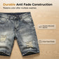 🔥NU 50 % RABATT!🔥 Vintage Destroyed Denim-Shorts