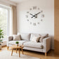 🕰️ 50% RABATT NU! ✨ 3D-väggklockset i Självlysande Akryl – Tyst & Borrfri – Perfekt för Modern Inredning 🏠