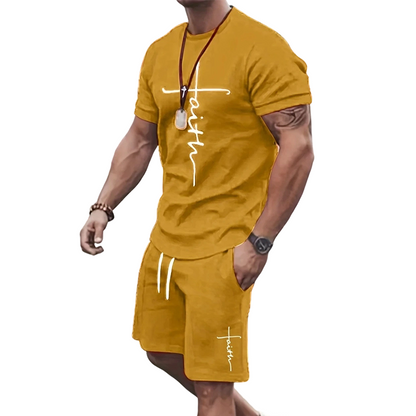 👕✨Herr Sommar Casual Sportset