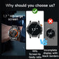 ⌚ Smartwatch mit Bluetooth, 1,7-Zoll-HD-Display und 1000-mAh-Akku