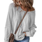 👚 50% RABATT NU! ✨ Casual Rundhalsad Topp med Lång Ärm – Andningsbar & Skön – Perfekt för Svala Dagar & Mysiga Kvällar 🌙