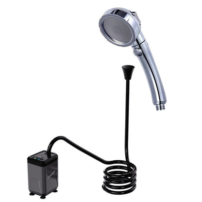 ⚡ Sladdlös bärbar duschbooster – självsugande, USB-C-laddningsbar & perfekt för camping, hundtvätt & strand 🏕️