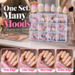 💅 50 % RABATT FÜR BEGRENZTE ZEIT! ✨ Color Pop Aufkleb-Kunstnägel Set mit 288 Stück – 12 Größen, einfache Anwendung, salonfertiger French-Look ohne Nagellack