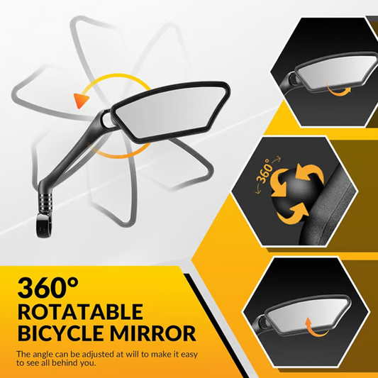 🚲 360° verstellbarer Fahrrad-Rückspiegel für Lenker von 16 bis 31,8 mm