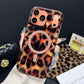 Magnetische Leopardenmuster Handyhülle