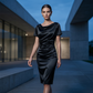 Damen Elegantes Satin Gerafftes Bodycon-Kleid 💎 Schlüpfen Sie in seidenweiches Selbstvertrauen – Gerafft zum Schmeicheln, Geschnitten zum Beeindrucken ✨