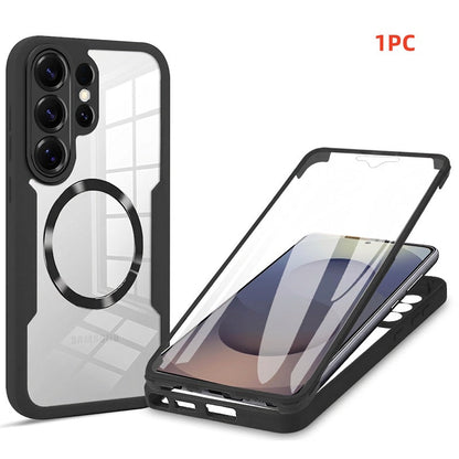 📱 2026 Sale — Über 66.000 verkauft!🔥 Magnetische Vollschutz-Handyhülle – Stoßpuffer-Randdesign 🛡️