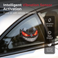 🔥 50% RABATT! 😈 Solar LED Auto-Warnlicht „Teufelssauge“ ✨ Vibrationssensor, USB- & Solar-Aufladung, Universell für PKW & LKW