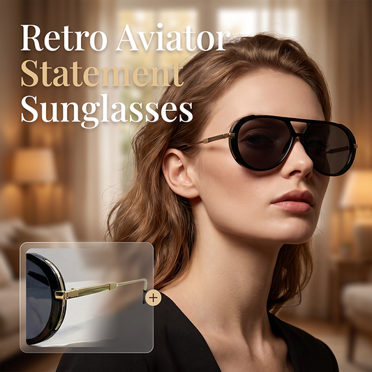 Retro Leopard-Print Rahmen Sonnenbrille