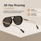 Retro Leopard-Print Rahmen Sonnenbrille