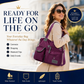 🌟 50% OFF! Large Waterproof Tote Bag – Spacious main compartment, multiple pockets & 3 carrying ways. Lightweight Oxford fabric – perfect for work, shopping & travel! 💪✨