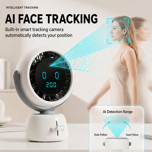 Smart Face-Tracking Tischventilator