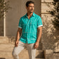 ☀️👔 ZEITLICH BEGRENZT 50% RABATT! Herren Geometrisches Muster Locker Sitzend Kurzarm Hemd – Weiches Sommergefühl, Bequemer Schnitt & Urlaubsreifer Style ✨