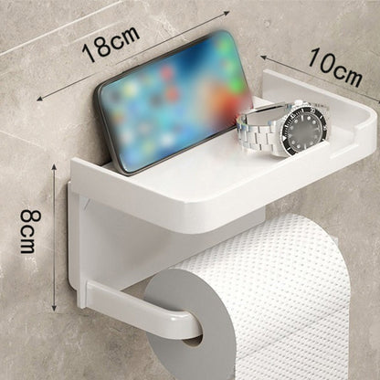 🧻📦 Wand-Toilettenpapierhalter mit Ablagefach – 50% RABATT! Praktische Aufbewahrung für Handy, Seife & Co. – platzsparend, stabil, einfach montiert. 🔥🚽
