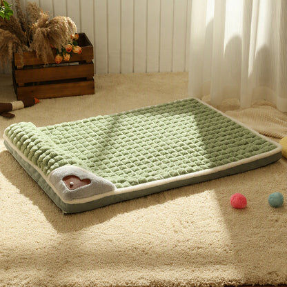 🛏️ Gepolsterte, waschbare Hundematte – Weich, warm & vielseitig – Ideal für Hunde & Katzen – für alle Jahreszeiten ✨