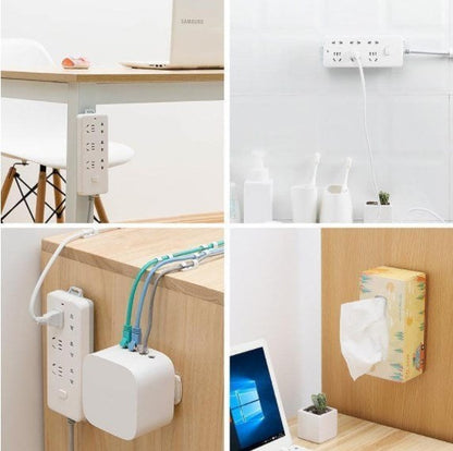 🧺 Transparente selbstklebende Wandhaken ohne Bohren