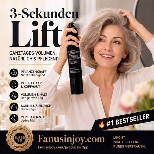🎉Volumenspray mit Pfirsichduft für flexiblen Halt