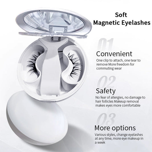 Natürlich weiche magnetische Wimpern