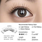Natürlich weiche magnetische Wimpern