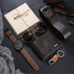 ⌚ Herren-Geschenkset, 7-teilig, mit Uhr, Geldbörse, Gürtel, Sonnenbrille und Schlüsselanhänger