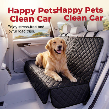🐶 50% RABATT! 🚗 Wasserabweisende Autositzauflage für Hunde mit Sicherheitsgurtöffnungen