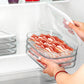 🥗 50% RABATT! 🧊 Stapelbare Frischhaltedose mit Deckel für Kühlschrank und Gefrierfach