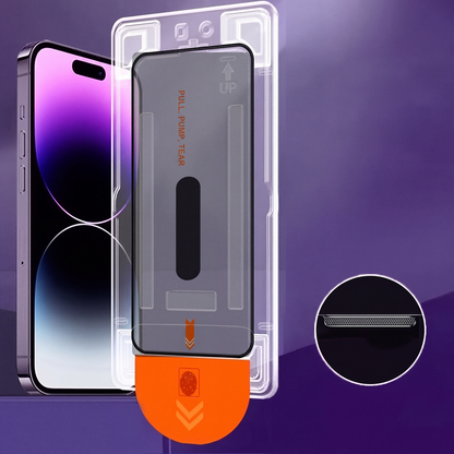 ⏳Zeitlich begrenztes Angebot⏳ 30°-Blickschutz-Panzerglas für iPhone – stoßfestes 9D-Schutzglas mit automatischer Staubentfernung und Montagehilfe