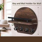 🔥🔥Wand-Organizer mit Ablage und 4 Doppelhaken