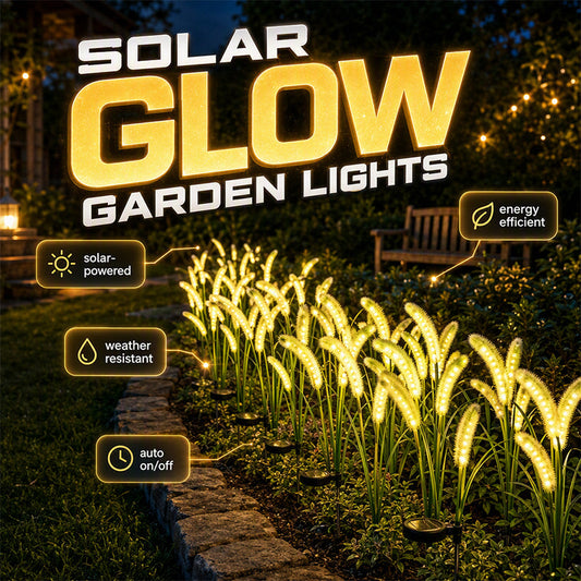 Solare Fuchsschwanz-Gartenleuchten | Dekorative Wegbeleuchtung für Aussen