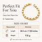 💖Goldfarbenes Herz-Gliederarmband für Damen