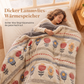 🛏️Doppelseitige Winterdecke mit Samtoberfläche und Lammfleece