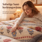 🛏️Doppelseitige Winterdecke mit Samtoberfläche und Lammfleece