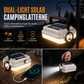 ☀️ Solar-Campinglampe mit LED-Licht und Notladefunktion