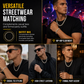 💎Strass-Schmuck im Streetwear-Stil – Armband oder Halskette