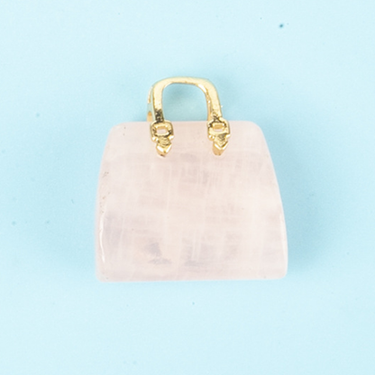 👜 Miniatur-Steinhandtasche als dekoratives Ornament