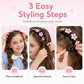 Kinder-Haarband mit dekorativen Mini-Clips und 13 Motiven