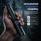 ⏳Zeitlich begrenztes Angebot⏳ 🔦 50% RABATT! ✨ Taktische Taschenlampe – Zoom, wasserdicht & wiederaufladbar 🏕️