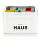 Mehrlagige Medikamenten- und Erste-Hilfe-Box mit Tragegriff