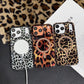Magnetische iPhone-Hülle mit Leopardenmuster