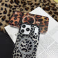 Magnetische iPhone-Hülle mit Leopardenmuster