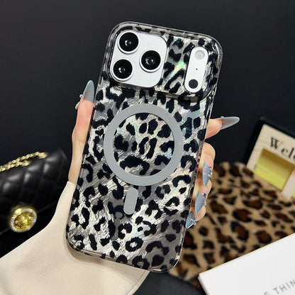 Magnetische iPhone-Hülle mit Leopardenmuster