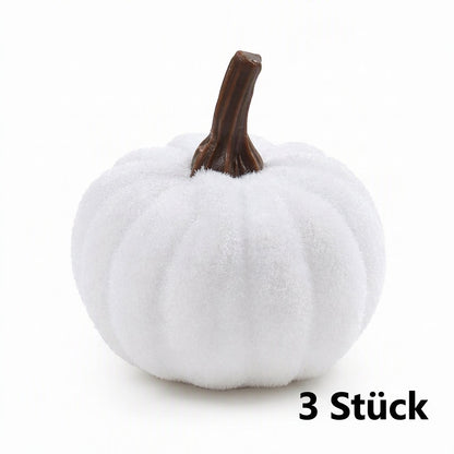 🎃 Samt-Kürbis als Herbst- und Halloween-Dekoration