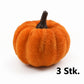 🎃 Samt-Kürbis als Herbst- und Halloween-Dekoration