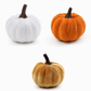 🎃 Samt-Kürbis als Herbst- und Halloween-Dekoration