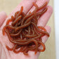 ✨8-cm-Gummiköder in Regenwurmform mit Garnelen-Aroma, 50 oder 100 Stück